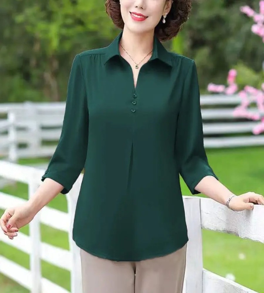 Molly - Solid Colour Blouse main image 0